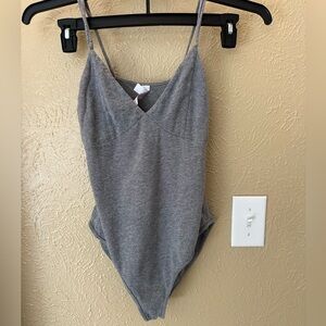 Xhilaration Gray Women's Bodysuit
